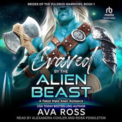 Craved by the Alien Beast – omslag til lydbogen af Ava Ross