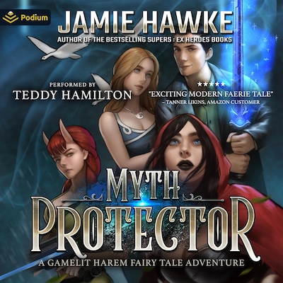 Myth Protector – omslag til lydbogen af Jamie Hawke