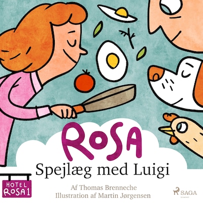 Hotel Rosa (1) - Spejlæg med Luigi – omslag til lydbogen af Thomas Banke Brenneche