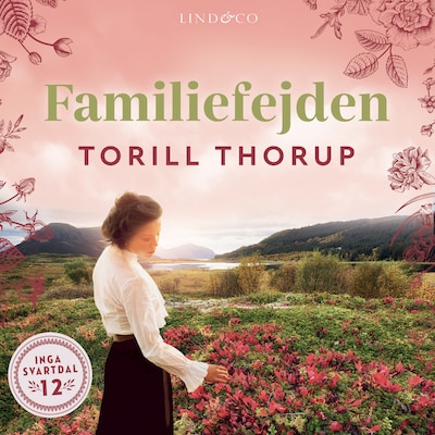 Familiefejden – omslag til lydbogen af Torill Thorup