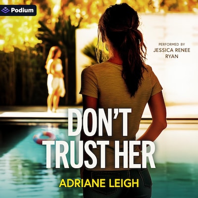 Don't Trust Her – omslag til lydbogen af Adriane Leigh