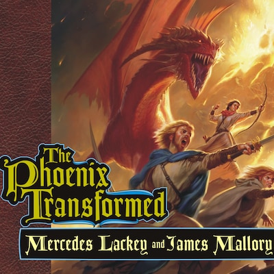 The Phoenix Transformed – omslag til lydbogen af Mercedes Lackey, James Mallory