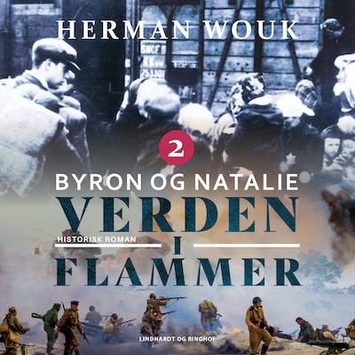 Verden i flammer 2 - Byron og Natalie – omslag til lydbogen af Herman Wouk