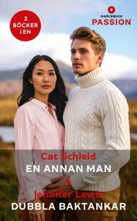En annan man / Dubbla baktankar – omslag till ljudboken av Cat Schield,Jennifer Lewis