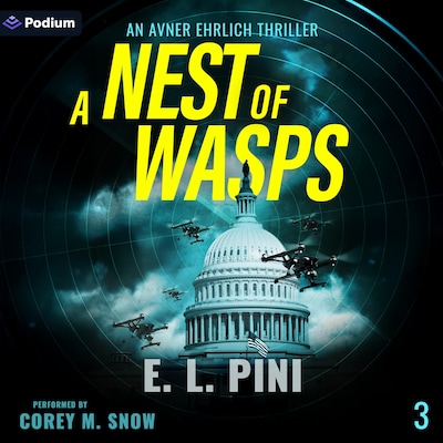 A Nest of Wasps – omslag til lydbogen af E.L. Pini