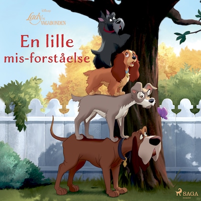 Lady og Vagabonden - En lille mis-forståelse – omslag til lydbogen af Disney