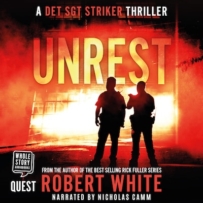 Unrest – omslag til lydbogen af Robert White