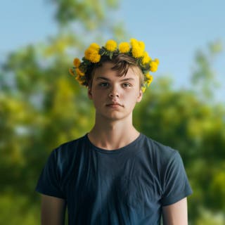 Lucas – omslag till ljudboken av Maskrosbarn