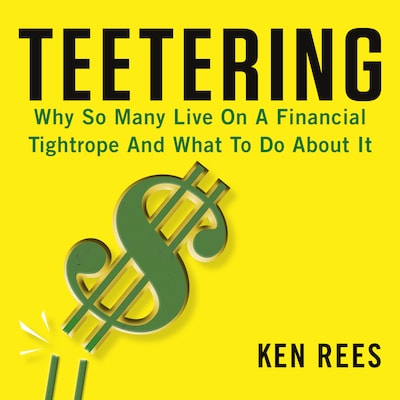 Teetering – omslag til lydbogen af Ken Rees
