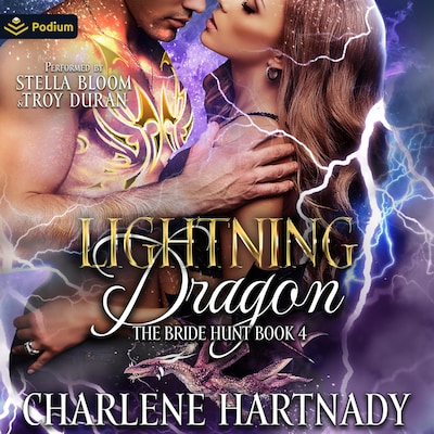 Lightning Dragon – omslag til lydbogen af Charlene Hartnady