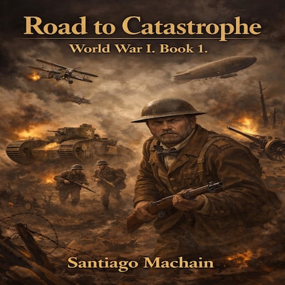 Road to Catastrophe – omslag til lydbogen af Santiago Machain