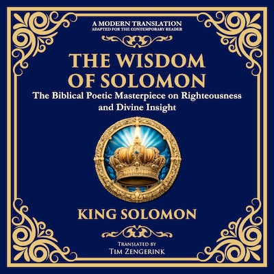 The Wisdom of Solomon – omslag til lydbogen af King Solomon, Tim Zengerink