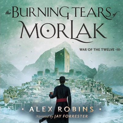 The Burning Tears of Morlak – omslag til lydbogen af Alex Robins