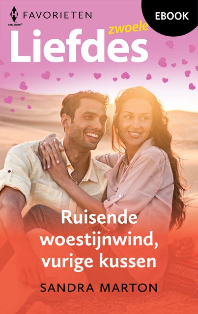 Ruisende woestijnwind, vurige kussen – omslag van het luisterboek van Sandra Marton