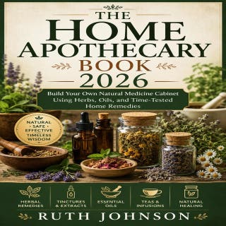 The Home Apothecary Book 2026: Build Your Own Natural Medicine Cabinet Using Herbs, Oils, and Time-Tested Home Remedies