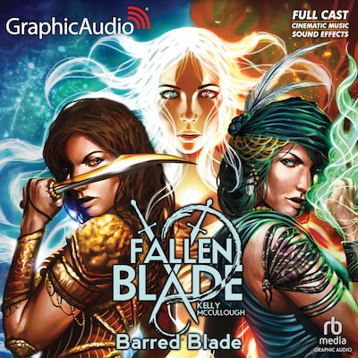 Bared Blade [Dramatized Adaptation] – omslag til lydbogen af Kelly McCullough