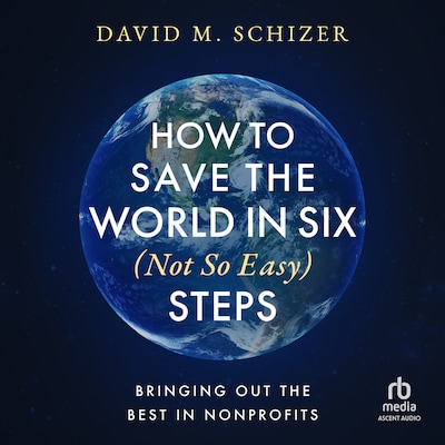 How to Save the World in Six (Not So Easy) Steps – omslag til lydbogen af David M. Schizer