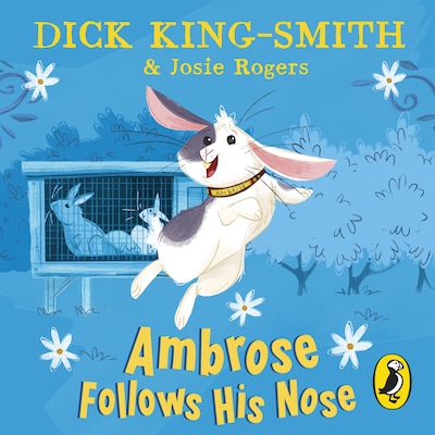 Ambrose Follows His Nose – omslag til lydbogen af Dick King-Smith, Josie Rogers