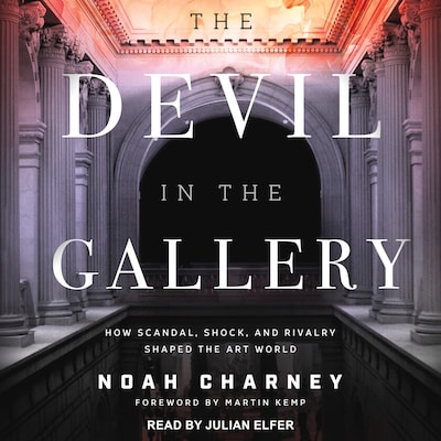 The Devil in the Gallery – omslag til lydbogen af Noah Charney