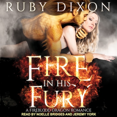 Fire In His Fury – omslag til lydbogen af Ruby Dixon