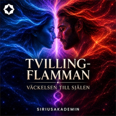 Tvillingflamman – Väckelsen till själen – omslag till ljudboken av Siriusakademin