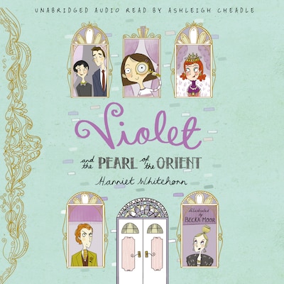 Violet and the Pearl of the Orient – okładka audiobooka, autor Harriet Whitehorn