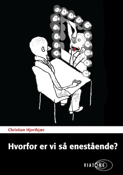 Hvorfor er vi så enestående? – omslag til lydbogen af Christian Hjortkjær