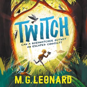 Twitch – okładka książki, autor M.G. Leonard