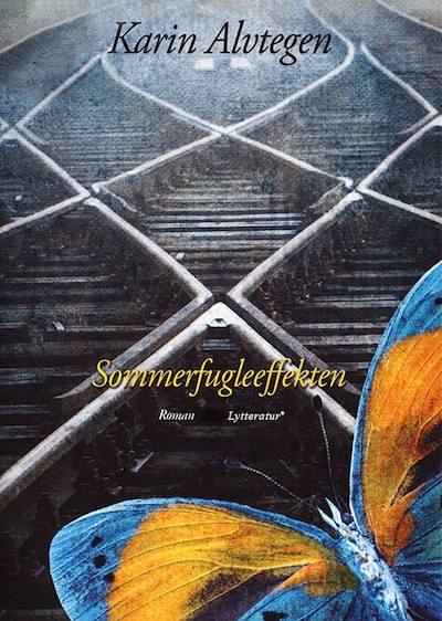 Sommerfugleeffekten – omslag til lydbogen af Karin Alvtegen