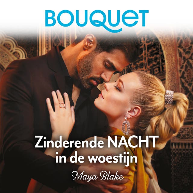 Zinderende nacht in de woestijn – omslag van het luisterboek van Maya Blake