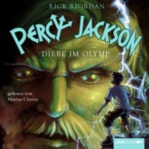 Diebe im Olymp (Percy Jackson 1) – okładka audiobooka, autor Rick Riordan