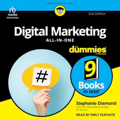 Digital Marketing All-In-One For Dummies, 2nd Edition – omslag til lydbogen af Stephanie Diamond