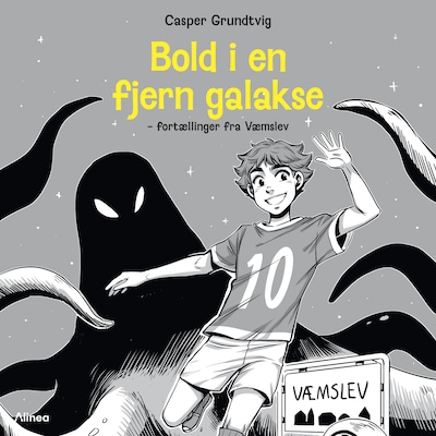 Bold i en fjern galakse - fortællinger fra Væmslev – omslag til lydbogen af Casper Grundtvig