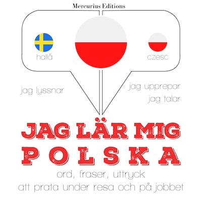 Jag lär mig polska – omslag till ljudboken av JM Gardner