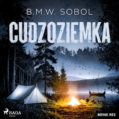 Cudzoziemka – okładka audiobooka, autor B.M.W. Sobol