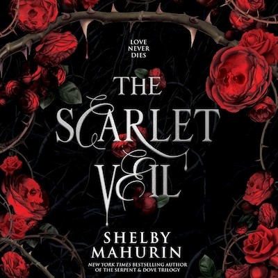 The Scarlet Veil – omslag til lydbogen af Shelby Mahurin