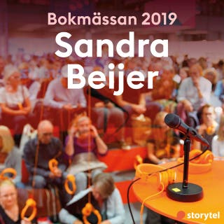 Bokmässan 2019 Sandra Beijer – omslag till ljudboken av Storytel på Bokmässan 2019