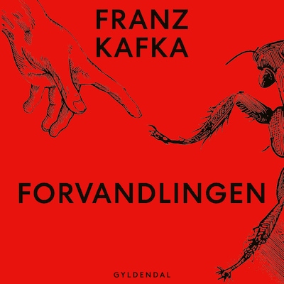 Forvandlingen – omslag til lydbogen af Franz Kafka