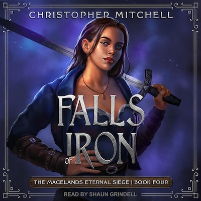 Falls of Iron – omslag til lydbogen af Christopher Mitchell