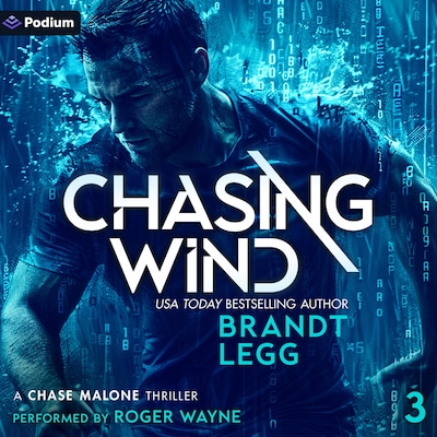 Chasing Wind – omslag til lydbogen af Brandt Legg