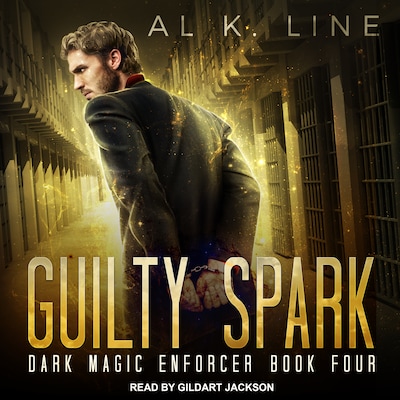 Guilty Spark – omslag til lydbogen af Al K. Line