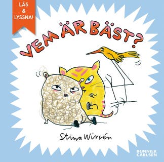 Vem är bäst? – omslag till ljudboken av Stina Wirsén