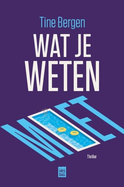 Wat je weten moet – omslag van het luisterboek van Tine Bergen