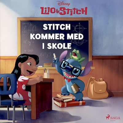 Lilo & Stitch - Stitch kommer med i skole – omslag til lydbogen af Disney