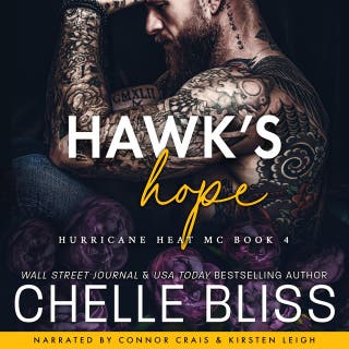 Hawk's Hope – omslag till ljudboken av Chelle Bliss