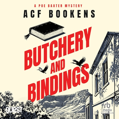 Butchery and Bindings – omslag til lydbogen af ACF Bookens