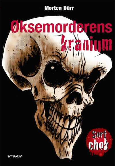Øksemorderens kranium – omslag til lydbogen af Morten Dürr