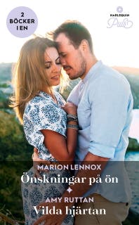 Önskningar på ön / Vilda hjärtan – omslag till ljudboken av Amy Ruttan,Marion Lennox