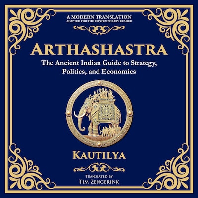 Arthashastra – omslag til lydbogen af Kautilya, Tim Zengerink