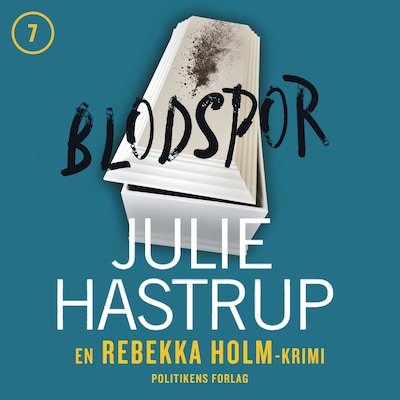 Blodspor – omslag til lydbogen af Julie Hastrup